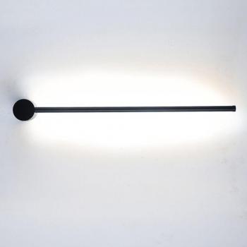 Aplique de Pared Lineal LED Moderna 50CM Negro Frío para Interior - Ideal para Pasillo y Dormitorio
