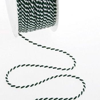Deko und Band Cordel Multi Color – Verde y Blanco – 2 mm – 100 m – 211010 108