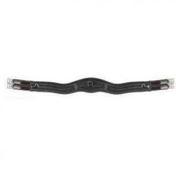 PFIFF Platino, Piel Sillín Correa 'Crosby', Negro 135 cm