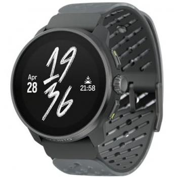 Reloj Deportivo Suunto Race S Titanium Negro Gris con GPS, Pantalla Táctil AMOLED, Seguimiento de HRV y Sueño, Plan de Entrenamiento IA y Mapas Offline