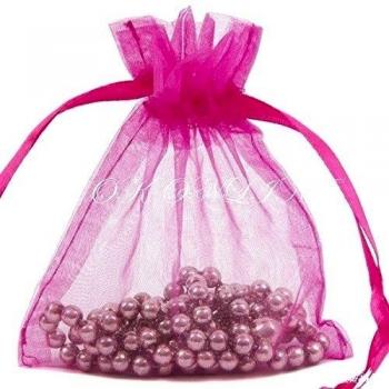 50 Bolsas de Organza boda fiesta 10 cm x 15 cm