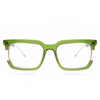 Anna-Karin Karlsson VEGAS SYNDROME Moss Women's Green Eyeglasses Size 56 - Blue Light Block Available