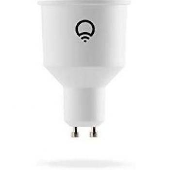 Lifx Bombilla LED Inteligente WiFi, Regulable, no Requiere Conector GU10, 6 W, Multicolor, 1 Unidad