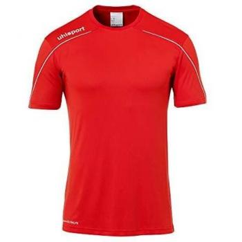 uhlsport Stream 22 Shirt Shortsleeved Camiseta De Entrenamiento, Hombre, Rojo/Blanco, M