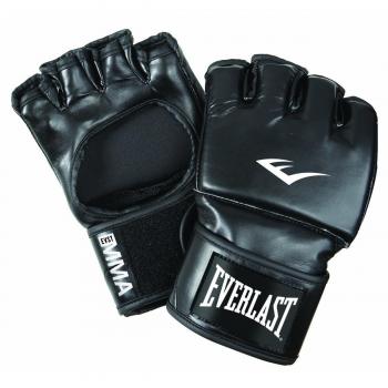 Everlast Boxhandschuhe Martial Arts Open Thumb Grappling Gloves Mesh Bag Guantilla MMA, Unisex, Negro, SM