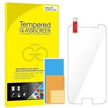 S6 Protector de Pantalla, Rankie Vidrio Templado Protector de Pantalla Empaquetado al por Menor para Samsung Galaxy S6