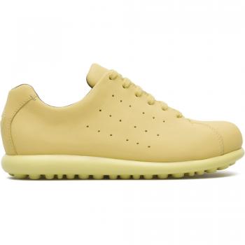 CAMPER Pelotas XLite Women's Sneakers - Yellow Smooth Leather, Size 36/6