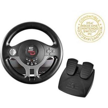 Superdrive - Volante de carreras SV200 con pedales y paletas de cambio para Nintendo Switch - PS4 - Xbox One - PC