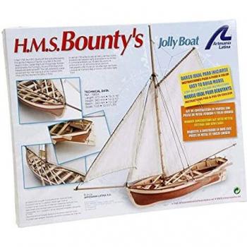Artesanía Latina 19004. Maqueta de Barco en Madera HMS Bounty's Jolly Boat 1/25