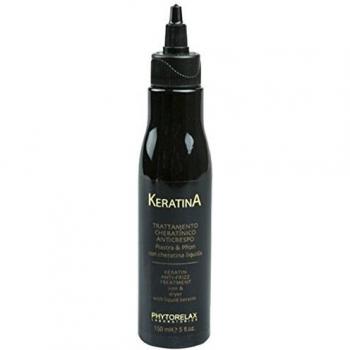 Phytorelax Keratin Anti-Frizz Treatment 150ml - Smoothing and Nourishing Thermal Protective Milk with Keratin