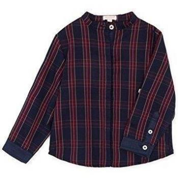 Gocco Mao Estampada, Camisa para Niños, Azul Oscuro, 1-2