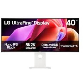 Monitor LG UltraWide Curvo 40 Nano IPS 5K WUHD 5120x2160, 120Hz, DCI-P3 99%, FreeSync Premium
