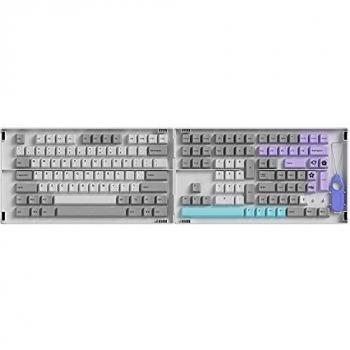 Akko Silent Keycap 177-Key Cherry Profile Double Shot PBT Keycap Set para Teclados Mecánicos con Caja de Colección