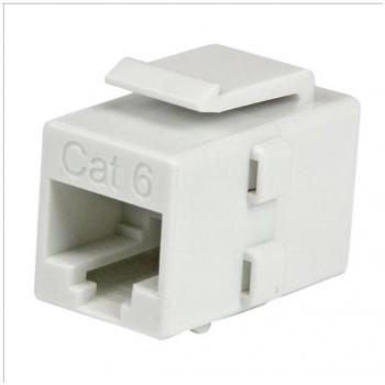StarTech.com Cat6 RJ45 Keystone Jack Network Coupler - Female to Female (White)