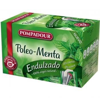 Pompadour Té Infusion Poleo Menta Endulzada - 20 bolsitas