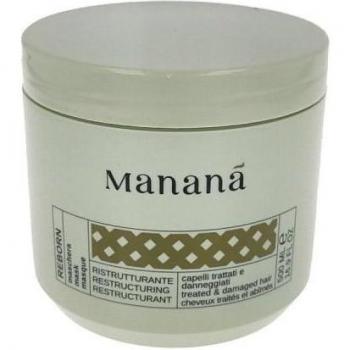 Mascarilla Capilar Reconstructora Mananã Reborn 500 Ml - Tratamiento Intensivo Reparador para Cabello Dañado y Teñido
