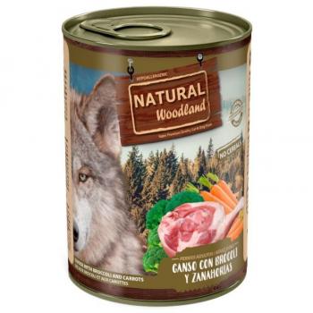 Natural Woodland Ganso con Brócoli 400g