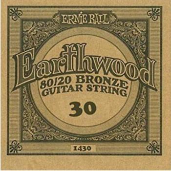 Ernie Ball Earthwood 80/20 Bronze Acoustic Guitar Strings .030 - Six Pack