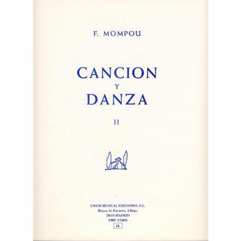 MOMPOU - Cancion y Danza nº 2 para Piano