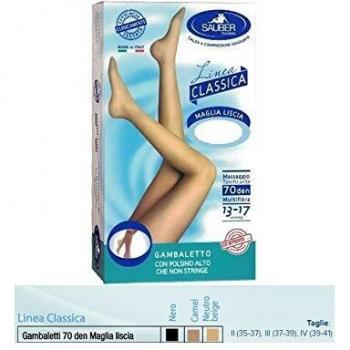Calcetín Sauber Classic 140 Den Beige Talla 4 - 1 Par