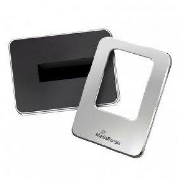 MediaRange Caja de Almacenamiento de Aluminio Plata BOX901 para Memorias USB