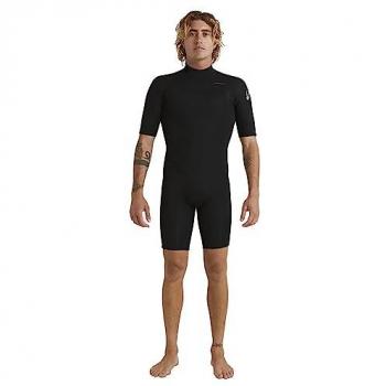 Traje de neopreno Quiksilver Everyday Sessions 2/2mm manga corta negro mate - XL, características: traje de surf para hombre, grosor de 2 mm, manga corta, cremallera en la espalda