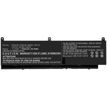 Batería de repuesto para laptop DELL CoreParts MBXDE-BA0218 (7850 mAh)