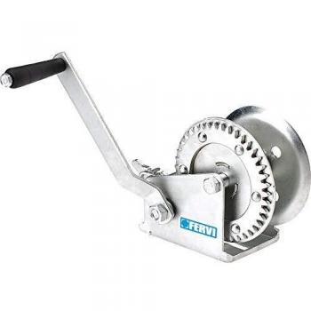 Malacate manual Fervi 0070, 500 kg, oro-plata