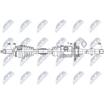Árbol de transmisión NTY NPW-TY-075 - Alta calidad, compatible y duradero