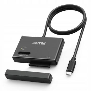 Adaptador Unitek USB-C para Discos SATA y M.2 NVMe