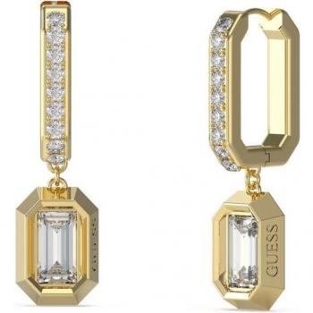 Pendientes Guess Hashtag de acero dorado