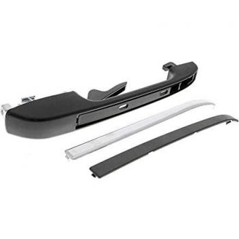 Manecilla de puerta trasera derecha VAICO V10-6147 para VW Golf, Jetta, Passat y Santana, color negro sin cilindro