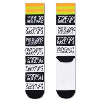Calcetines Rayas Felices Crew Talla 36-40 | Estampado Original Multicolor Suave Alta Calidad Unisex Adulto