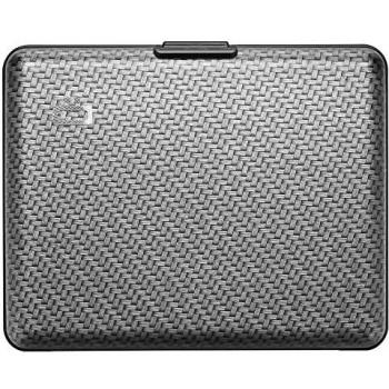 Ãgon Smart Wallets - Cartera de Aluminio Big Stockholm - Tarjetero RFID antirrobo - Capacidad 10 Tarjetas y Billetes - Carbon