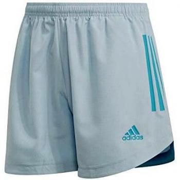adidas CON20 SHO PB W Sport Shorts, Mujer, Easy Blue/Sharp Blue, M/L