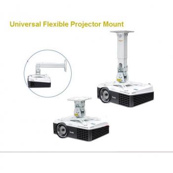 Soporte de pared ajustable H300 para proyector y audio, flexible, altura de 290-390mm, carga máxima 8kg