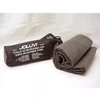 Joluvi Unisex Toalla de Microfibra, Grande, Carbón