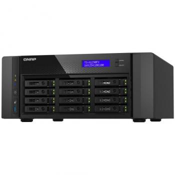 QNAP TS-h1290FX NAS Torre 12 Bahías U.2 NVMe PCIe Gen4, AMD EPYC 7302P de 16 Núcleos, 128GB DDR4 ECC
