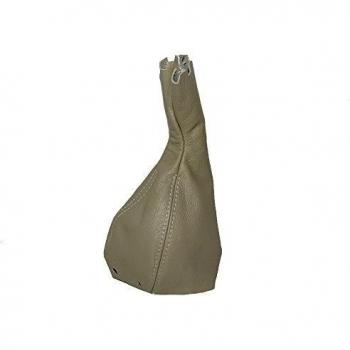 Para Mercedes CLK W208 5 velocidad 1997 – 2003 Gear polainas con engranaje Pomo Cubierta Piel, color beis