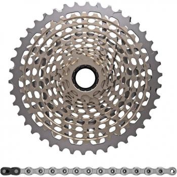 SRAM Cassette XX1 XG-1199 más cadena Power Chain XX1 - Set cassette y cadena - 11 marchas, trasera Plateado 2016