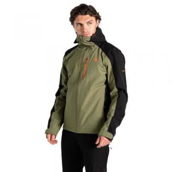 Chaqueta Impermeable para Hombre Dare 2b Serie Montaña Verde Olivino/Negro