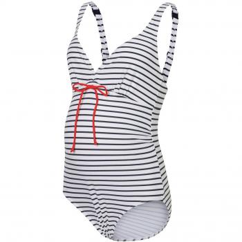 Mamalicious NOS MLJOSEFINE Stripy Swimsuit Noos, Traje de baño premamá para Mujer, Mehrfarbig