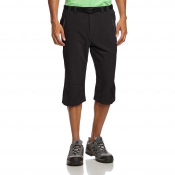 CMP Men's Stretch Capri Pants - Black - Size 48 - UV Protection UPF 30