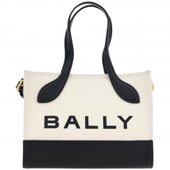Bally Contrast Mini Leather Handbag