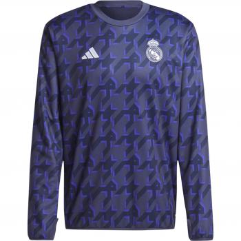Real Madrid adidas Pre Match Warm Top - Navy
