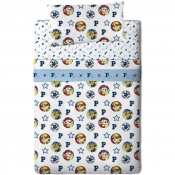 Viacom Paw Patrol Team - Juego de sabanas 3 piezas para cama de 90 cm