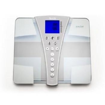 TANITA BC-587 Báscula de Composición Corporal Extra Estable de Alta Capacidad Plataforma Extra Ancha 9 Medidas Color Blanco