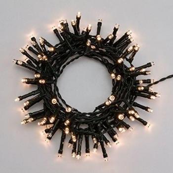 Guirnalda LED 7.5m 180 luces blanco cálido IP44 XMAS KING