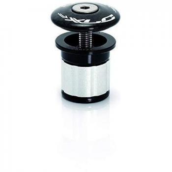 XLC 2500530000 Tapa de dirección A-Head AP-C01, Negro-Negro, 22-23 mm