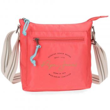 Pepe Jeans Yoga Bolso Bandolera, 24 cm, 5.28 litros, Rojo